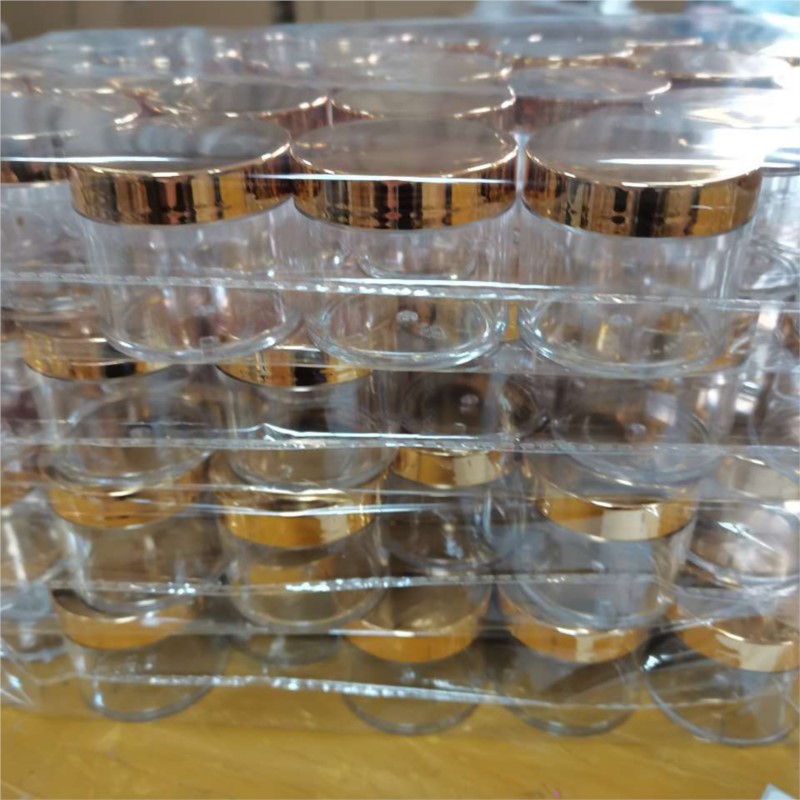 20/50/100Pcs Gold Lid Clear Em - Luxury Skincare Packaging ulasan dan harga