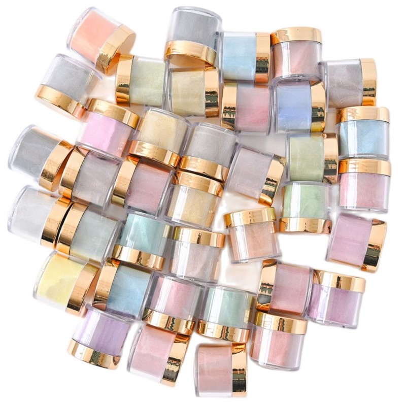 20/50/100Pcs Gold Lid Clear Em - Luxury Skincare Packaging ulasan dan harga