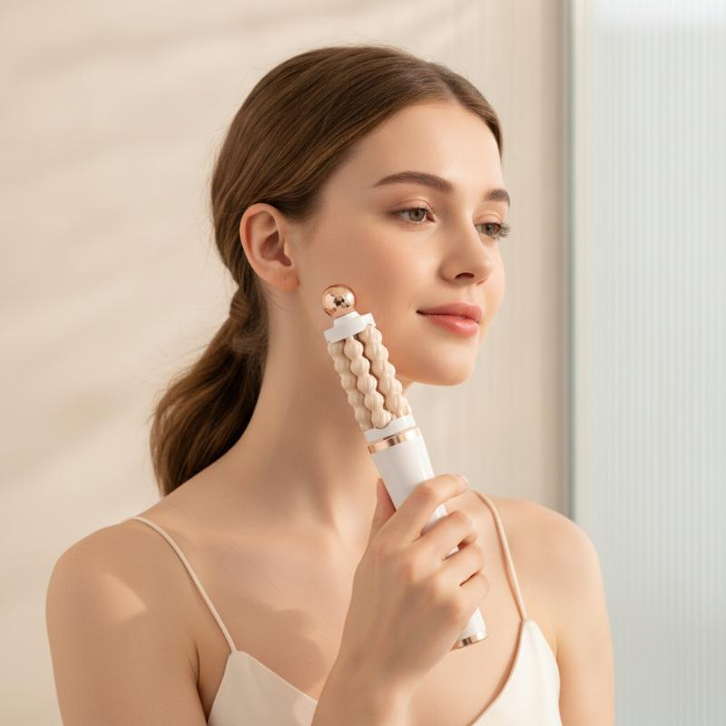 3D Facial Roller Massager Rota - Luxury Skincare Tools ulasan dan harga