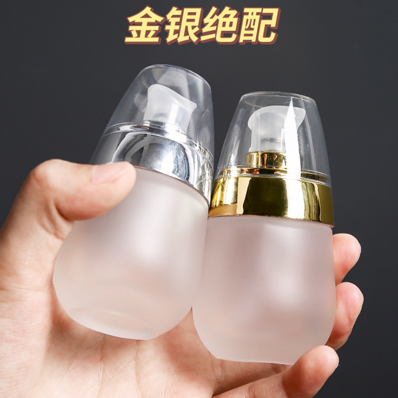 30ml Pump Lotion Empty Glass B - Luxury Skincare Packaging ulasan dan harga